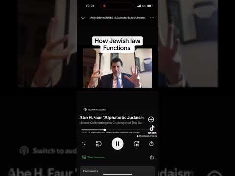 How Jewish law functions