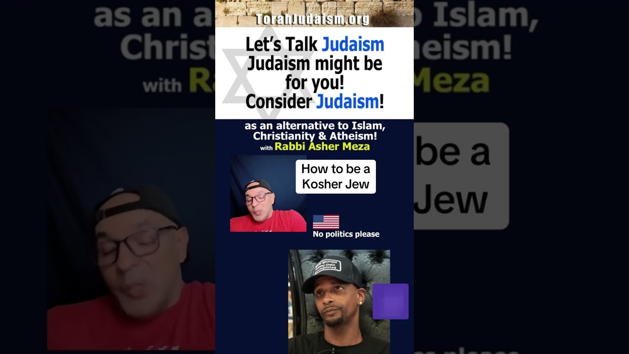 How to be a Kosher Jew #ashermeza #chabad #israel #torah #jerusalem #rambam #conversion #islam