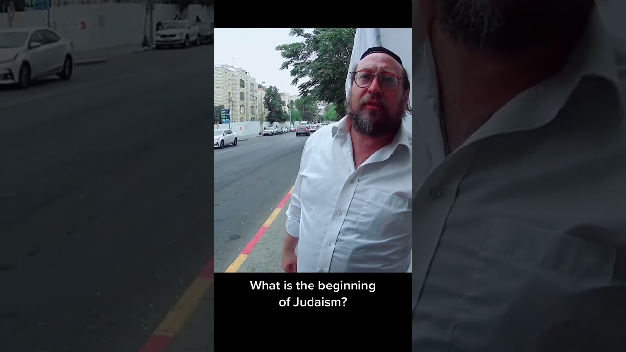 What os tje source of Judaism? #Torah #Judaism #Abraham #Revert #jerusalem #streetinterview