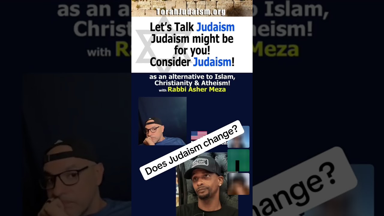 Does Judaism change? #israel #jewish #debating #rambam #messianic #torah #atheist #judaism